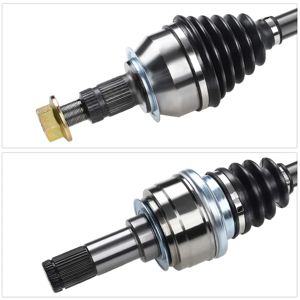 2-Pc CV Axle Shaft Assembly + Hub Bearing, Rear Left Driver Side, A-Premium APCVA2462