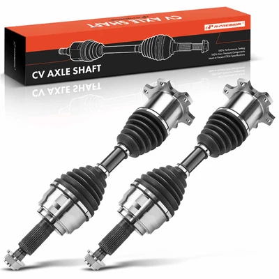2 Pcs Front CV Axle Shaft Assembly