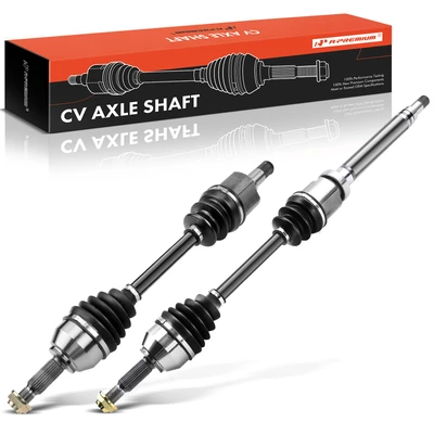 2 Pcs Front CV Axle Shaft Assembly