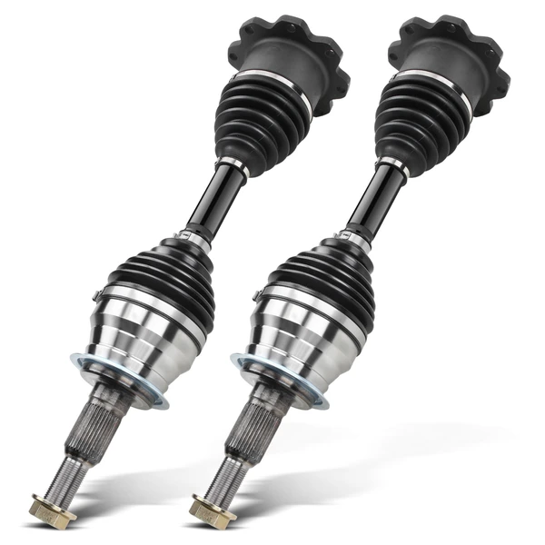 2015-2019 Chevrolet Silverado 2500 HD 2-Pc CV Axle Shaft Assembly Front Driver & Passenger A-Premium APCVA1534