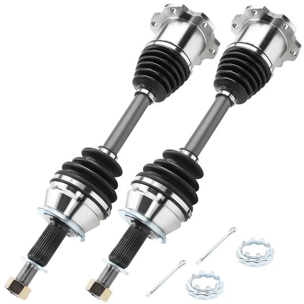 2-Pc CV Axle Shaft Assembly Front Driver & Passenger A-Premium APCVA1244