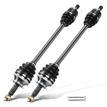 2001-2006 Hyundai Santa Fe 2pc CV Axle Shaft Assembly Rear Driver & Passenger A-Premium APCVA1325
