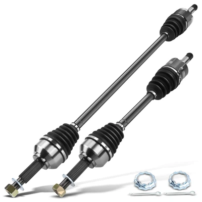 2 Pcs Front CV Axle Shaft Assembly