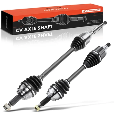 2 Pcs Front CV Axle Shaft Assembly