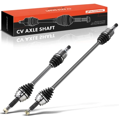 2 Pcs Front CV Axle Shaft Assembly
