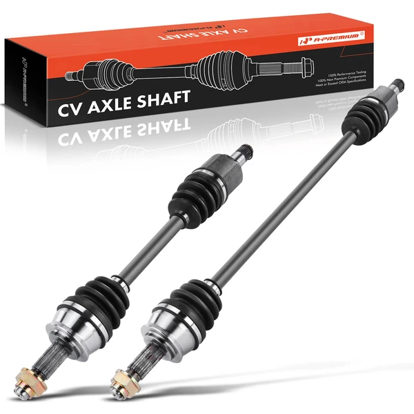 2-Pc CV Axle Shaft Assembly Front Driver & Passenger A-Premium APCVA2370