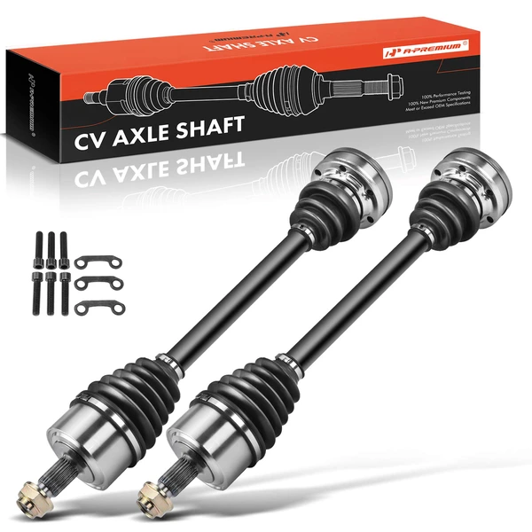 2-Pc CV Axle Shaft Assembly Rear Driver & Passenger A-Premium APCVA2657