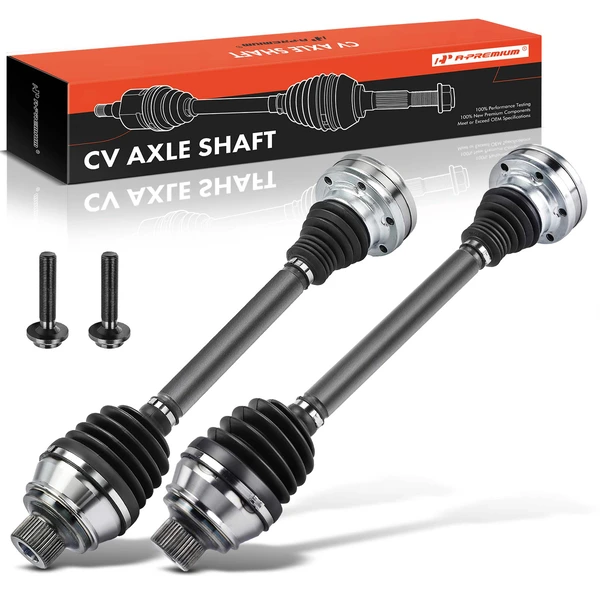2-Pc CV Axle Shaft Assembly Rear Driver & Passenger A-Premium APCVA3385