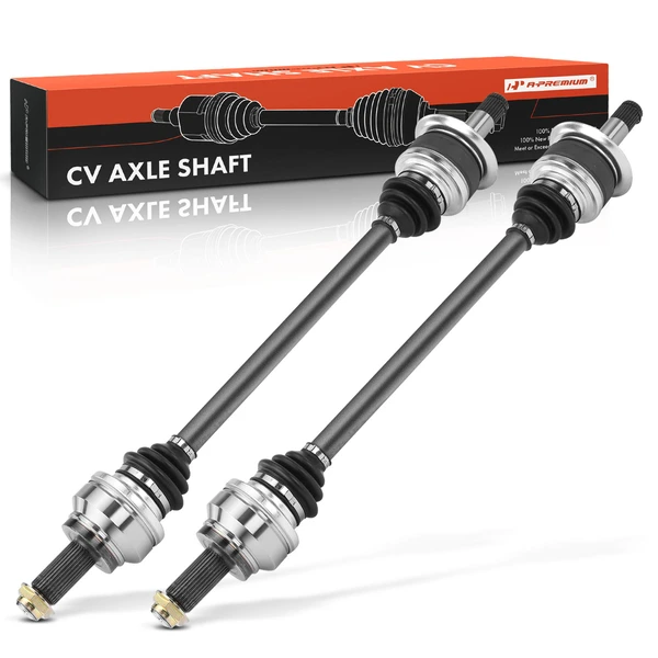 2-Pc CV Axle Shaft Assembly Rear Driver & Passenger A-Premium APCVA2555