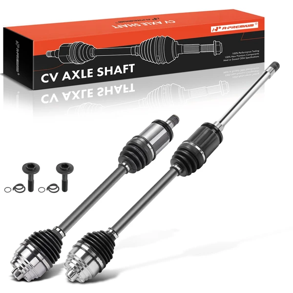 2-Pc CV Axle Shaft Assembly Front Driver & Passenger A-Premium APCVA3389
