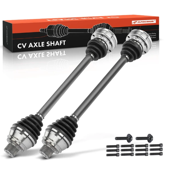 2014-2018 Audi RS7 2-Pc CV Axle Shaft Assembly Rear Driver & Passenger A-Premium APCVA2561