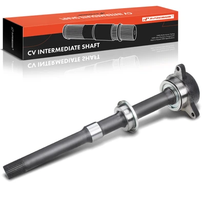 Front Passenger CV Intermediate Shaft with ABS Ring