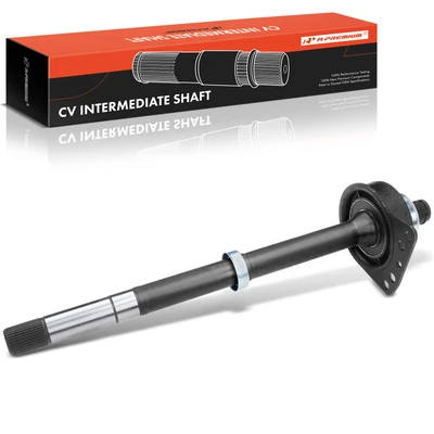 Front Passenger CV Intermediate Shaft with ABS Ring