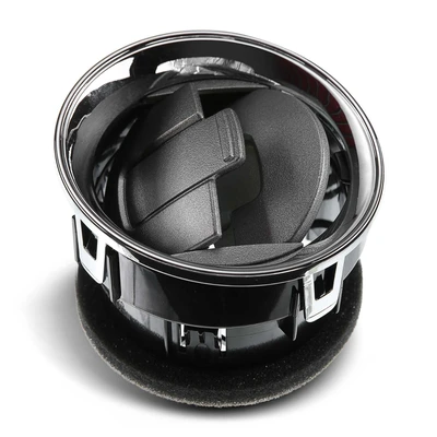 Chrome & Gray AC Heater Dash Air Vent Louver