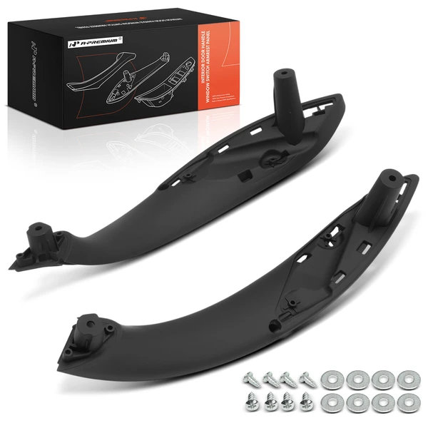 2 Pcs Black Inner Trim Door Pull Handle for BMW F30 F32 3 Series M3