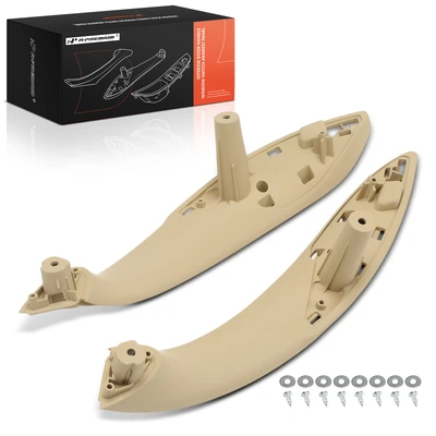 2 Pcs Rear Interior Door Pull Handle Trim