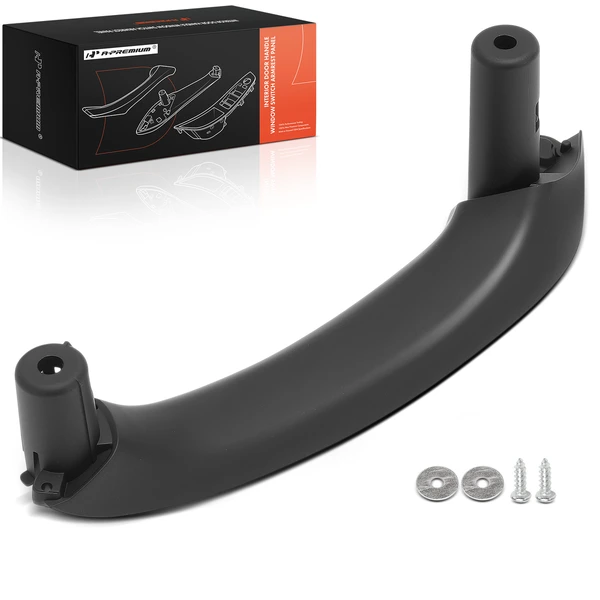 Driver Black Interior Door Pull Handle Panel for BMW X3 F25 10-17 X4 F26