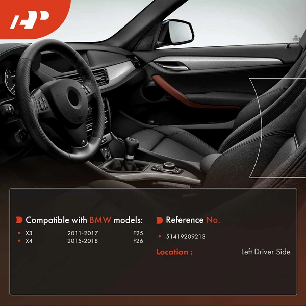 Driver Beige Interior Door Pull Handle for BMW F25 X3 2011-2017 F26 X4 2015-2018