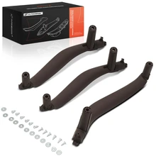 3 Pcs Driver & Passenger Mocha Interior Door Pull Handle Trim Set