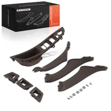 7 Pcs Driver & Passenger Mocha Interior Door Handle Panel Cover Trim Set