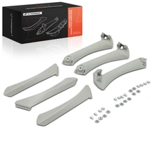 6 Pcs Driver & Passenger Gray Interior Door Pull Handle Trim Set for 2007-2008 BMW 335xi