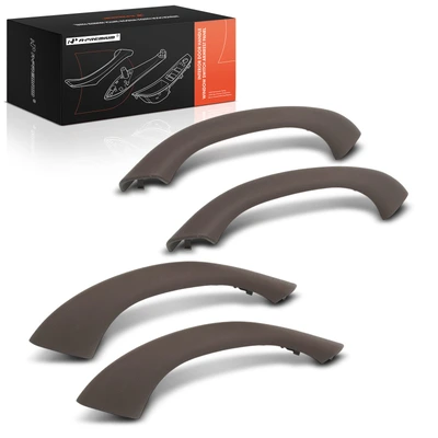 4 Pcs Driver & Passenger Mocha Interior Door Pull Handle Trim Cover Set