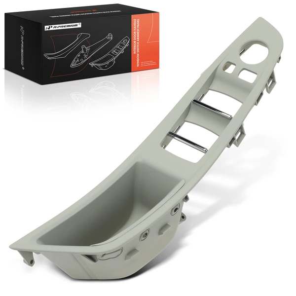 Front Driver Gray Interior Door Handle Window Switch Armrest Panel for BMW F10 2010-2013
