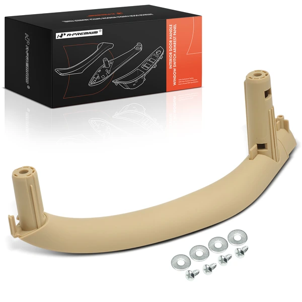 Driver Beige Interior Door Pull Handle Trim for BMW X5 2014-2018 X6 F15 F16