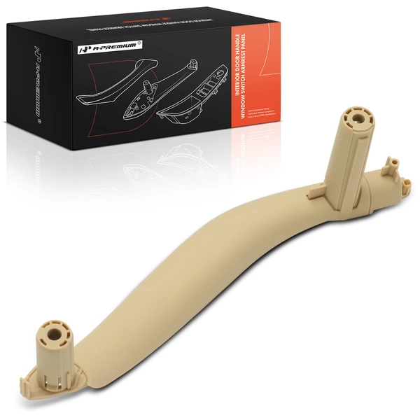 Passenger Beige Interior Door Pull Handle Trim for BMW X5 2014-2018 X6 F15 F16