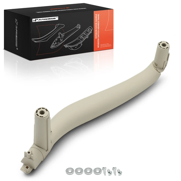 Driver Oyster Interior Door Pull Handle Panel for BMW X5 2014-2018 X6 F15 F16