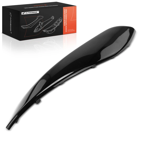 Passenger Black Interior Door Pull Handle Trim Cover for 2012-2016 BMW 328i