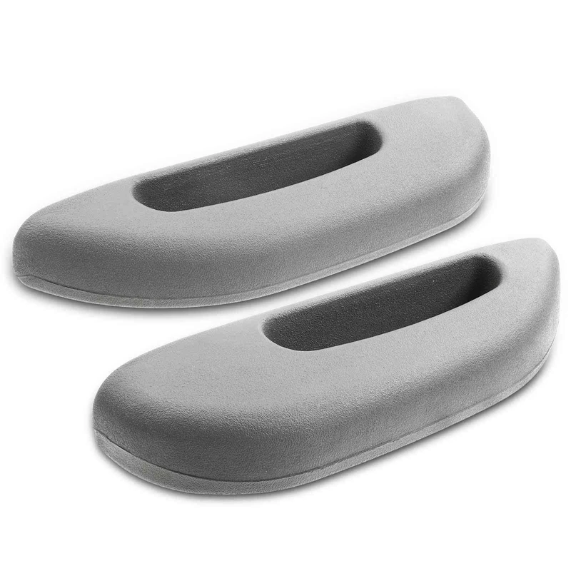 2 Pcs Gray Front Door Armrest for 2001 GMC Savana 1500