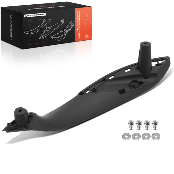 Black Inner Trim Door Pull Handle for BMW F30 F32 3 Series