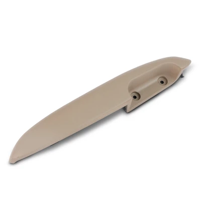 Tan Front Passenger Door Armrest with Manual Windows