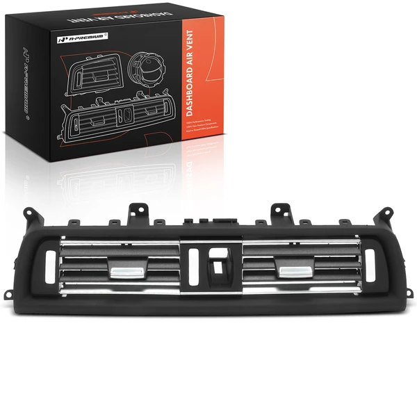 Chrome Center Dash Air Vent AC Grille for BMW F10 528i 535i 550i 2011-2016 M5