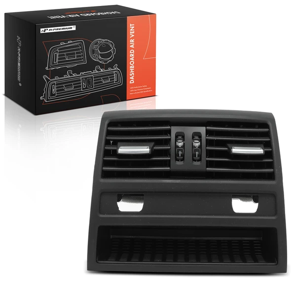 Rear Center Console Air Vent Grille Assembly with Hole for BMW F10 528i 2010-2016