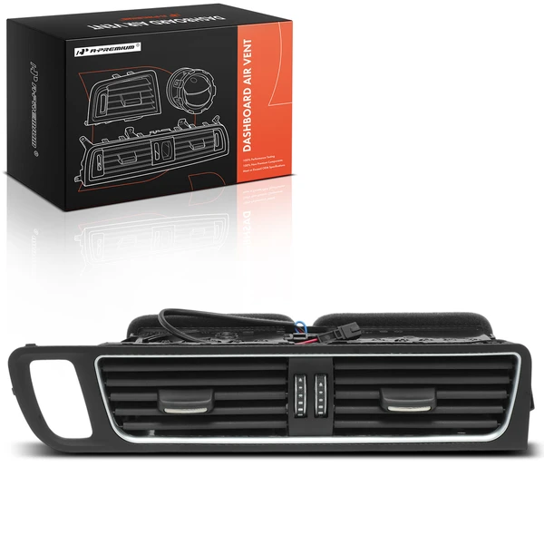 Black Center Dash AC Air Vent Outlet Assembly for Audi Q5 2010-2016 SQ5 2014-2017