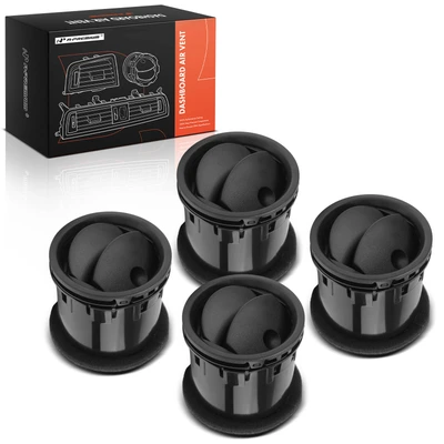 4 Pcs Front Dash AC Heater Air Vent