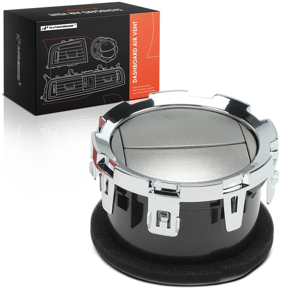 Chrome Silver AC Heater Air Vent for Ford F-250 F-350 F-450 Super Duty 2011-2016