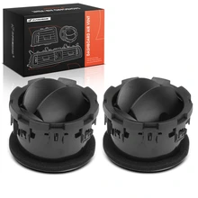 2 Pcs Black AC Heater Air Vent