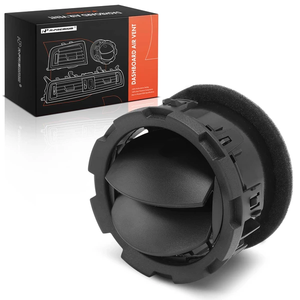 Dash AC Heater Air Vent Black for Ford F-250 Super Duty 2011-2016 F-350 Super Duty
