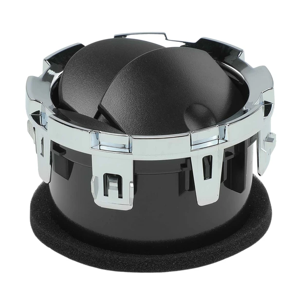 Dash AC Heater Air Vent Black & Chrome for Ford F-250 F-350 Super Duty 2008-2016