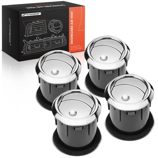 4 Pcs Dash Board AC Air Vent Louvre for 2006-2009 Mercury Milan