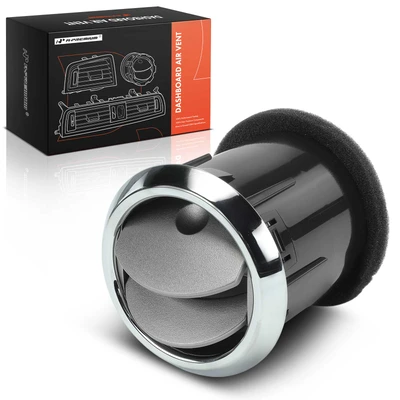 Dash AC Heater Air Vent Chrome Silver