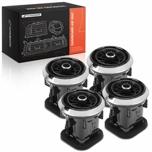 4 Pcs Front Black Dash Air Vent for 2017-2020 Audi A3 Quattro