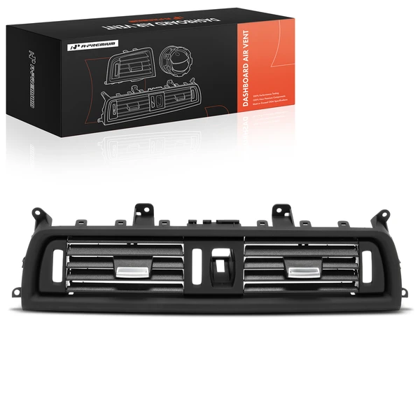 Center Dash AC Heater Air Vent Black for BMW 528i 528i xDrive 530i 535d xDrive