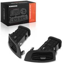 2 Pcs Front Center Black Dash Air Vents for 2010-2017 Kia Forte