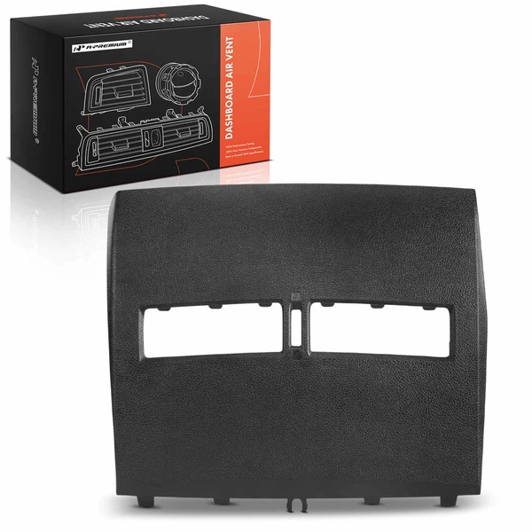 Front Upper Black Center Dash Air Vent Trim for 2007-2012 Nissan Versa
