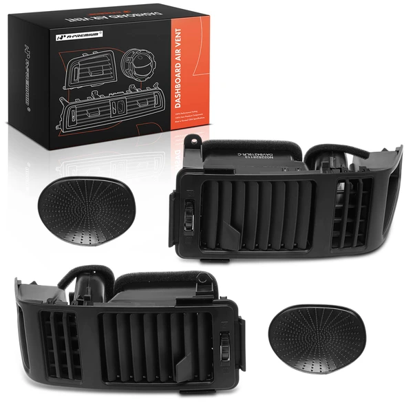 2 Pcs Front Black Air AC Vent Grille for 2004-2015 Nissan TITAN