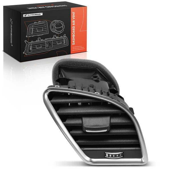 Front Passenger Black Air Conditioning Outlet Vent for 2009-2016 Audi A4 Quattro